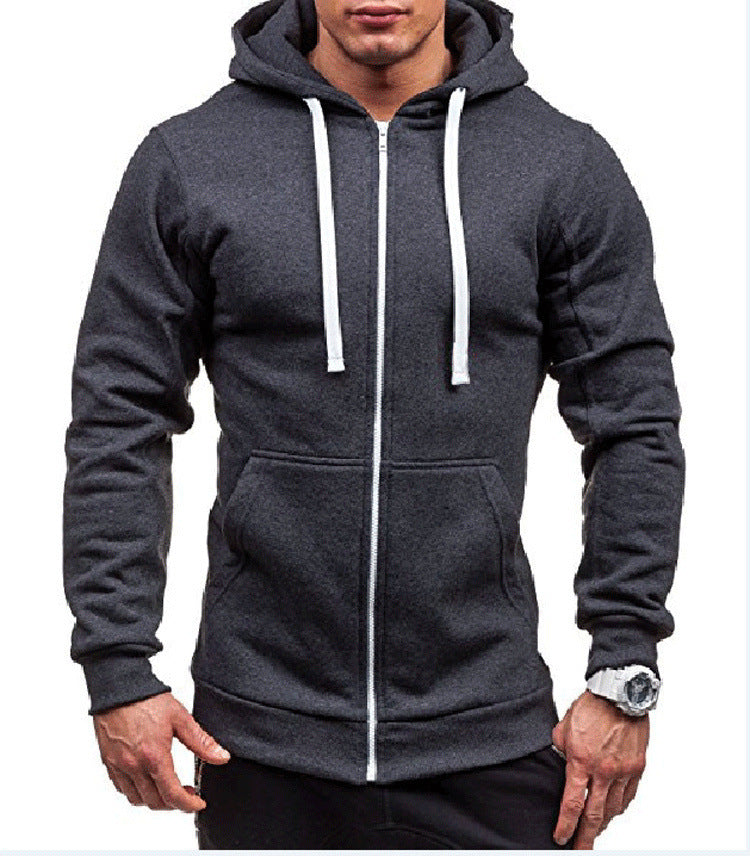 Mens Hooded Fleece Lined Sweatshirt