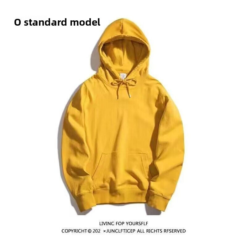 Mens Hooded Fleece Sweatshirt Oversize Casual Pullover