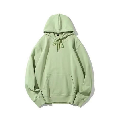 Mens Hooded Fleece Sweatshirt Oversize Casual Pullover