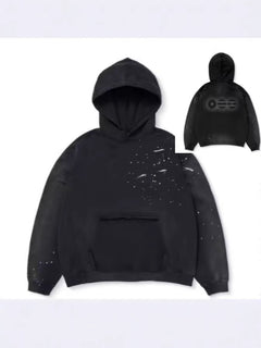 Black cotton with a vintage wash