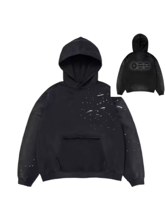 Mens Hooded Knit Sweatshirt