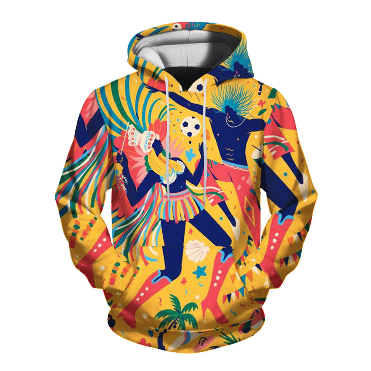 Mens Hooded Pullover Sweatshirt