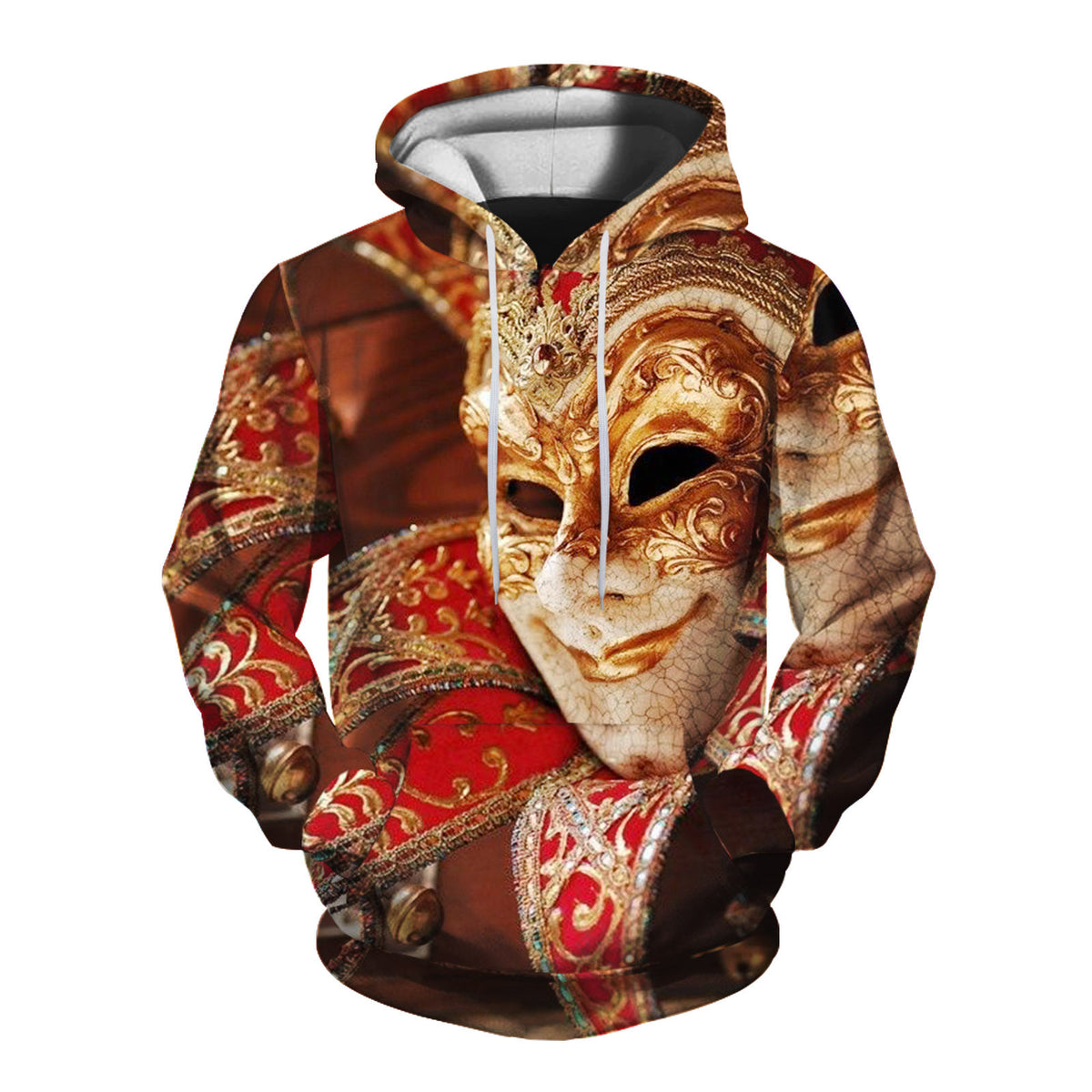 Mens Hooded Pullover Sweatshirt