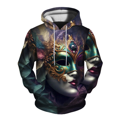 Mens Hooded Pullover Sweatshirt