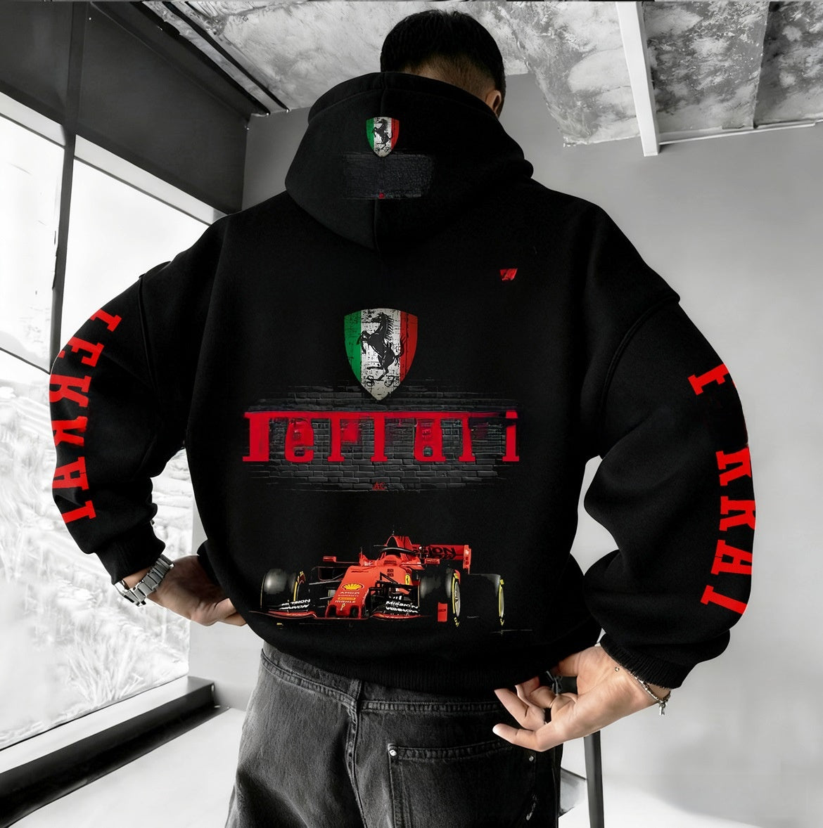 mens hooded sweatshirt
