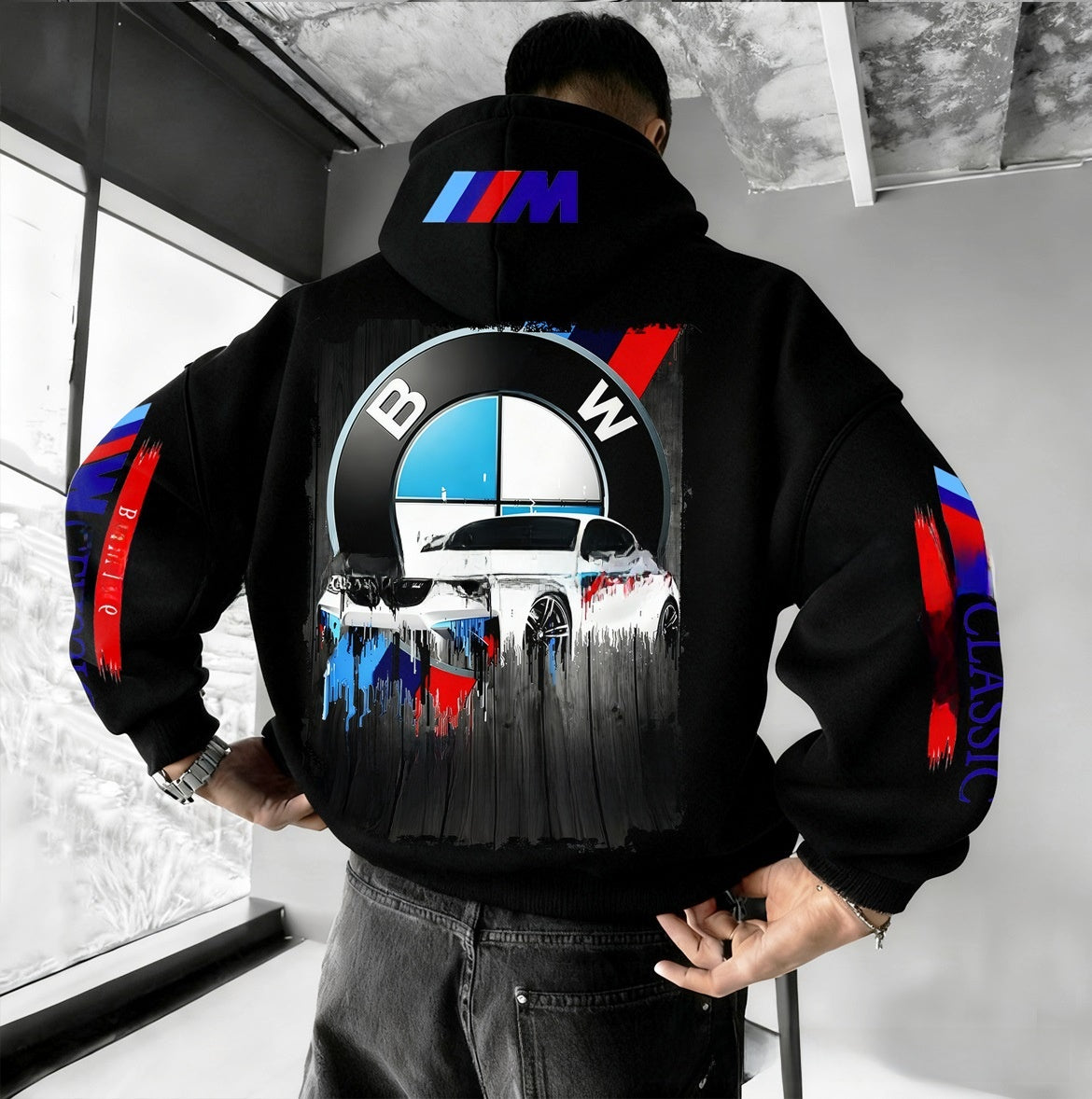 mens hooded sweatshirt