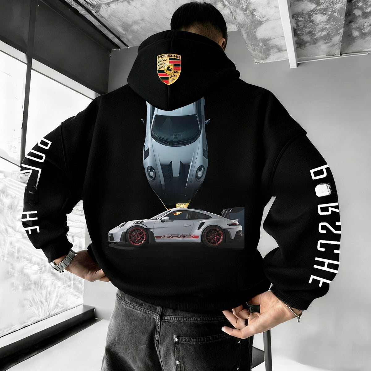 mens hooded sweatshirt