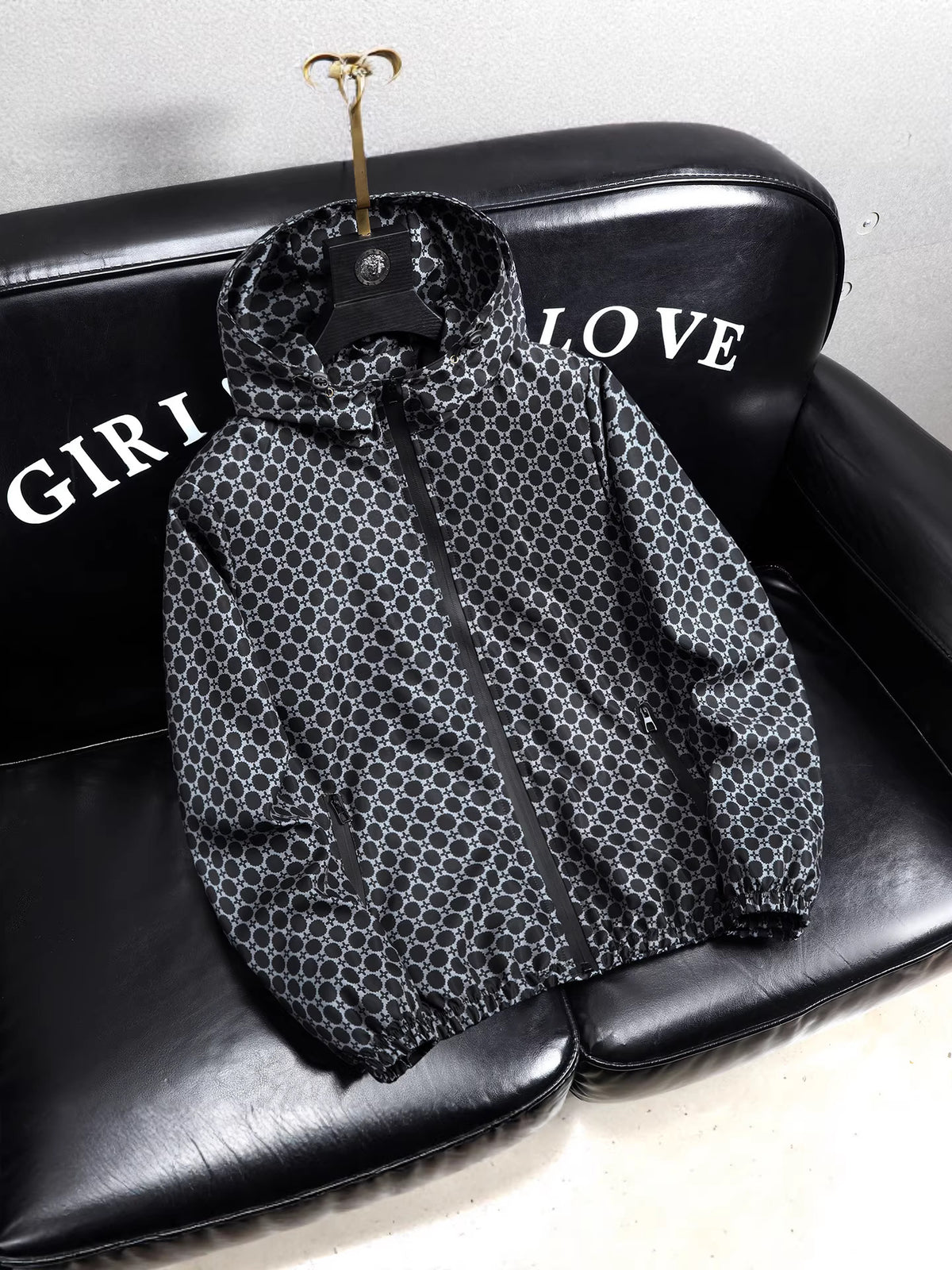 Mens Hooded Windproof Jacket