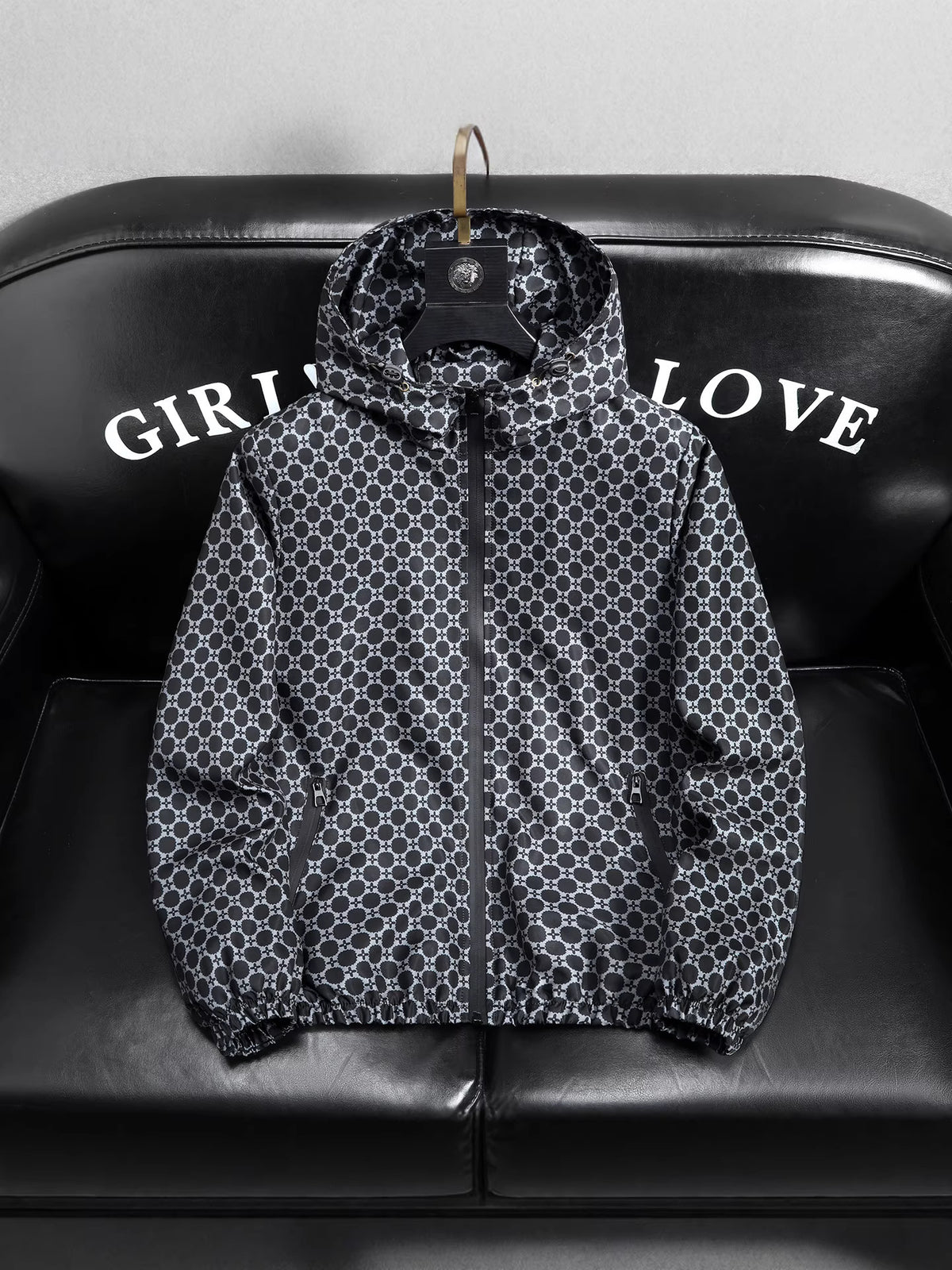 Mens Hooded Windproof Jacket