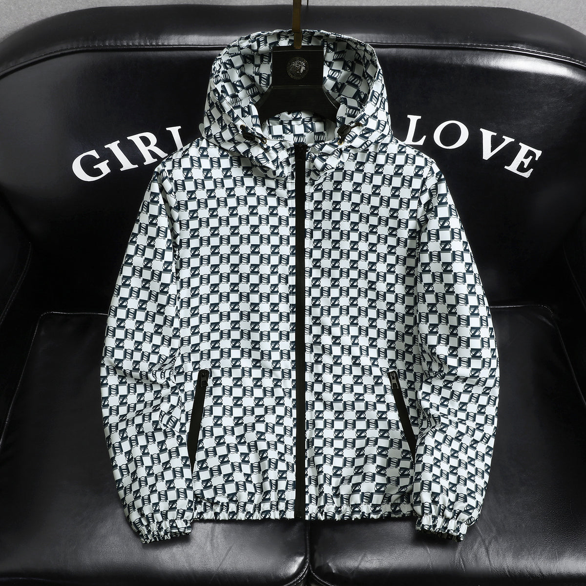 Mens Hooded Windproof Jacket