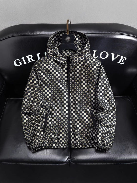 Mens Hooded Windproof Jacket