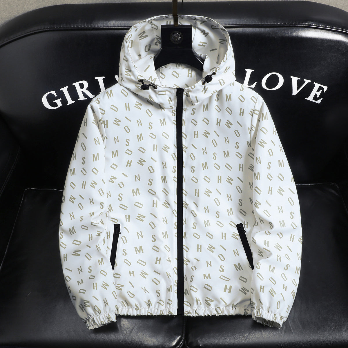 Mens Hooded Windproof Jacket