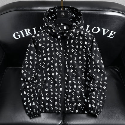 Mens Hooded Windproof Jacket
