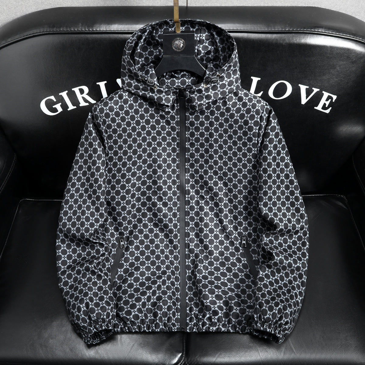 Mens Hooded Windproof Jacket