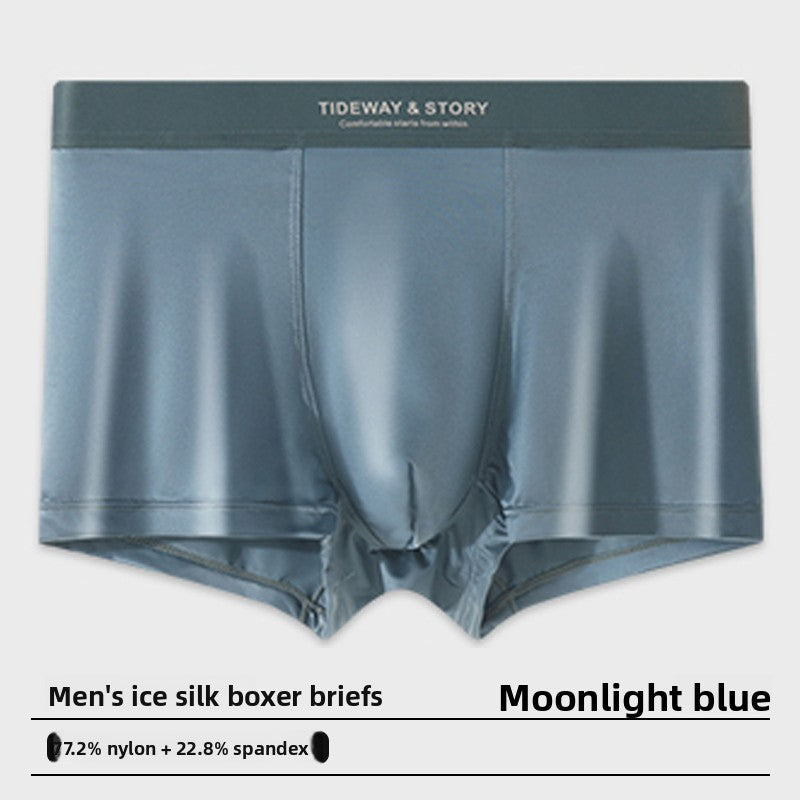 Mens Ice Silk Boxer Briefs