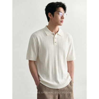 Mens Ice Silk Polo Shirt
