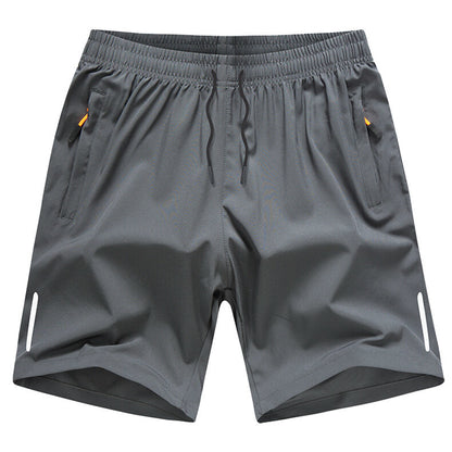 Mens Ice Silk Quick-Dry Sports Shorts