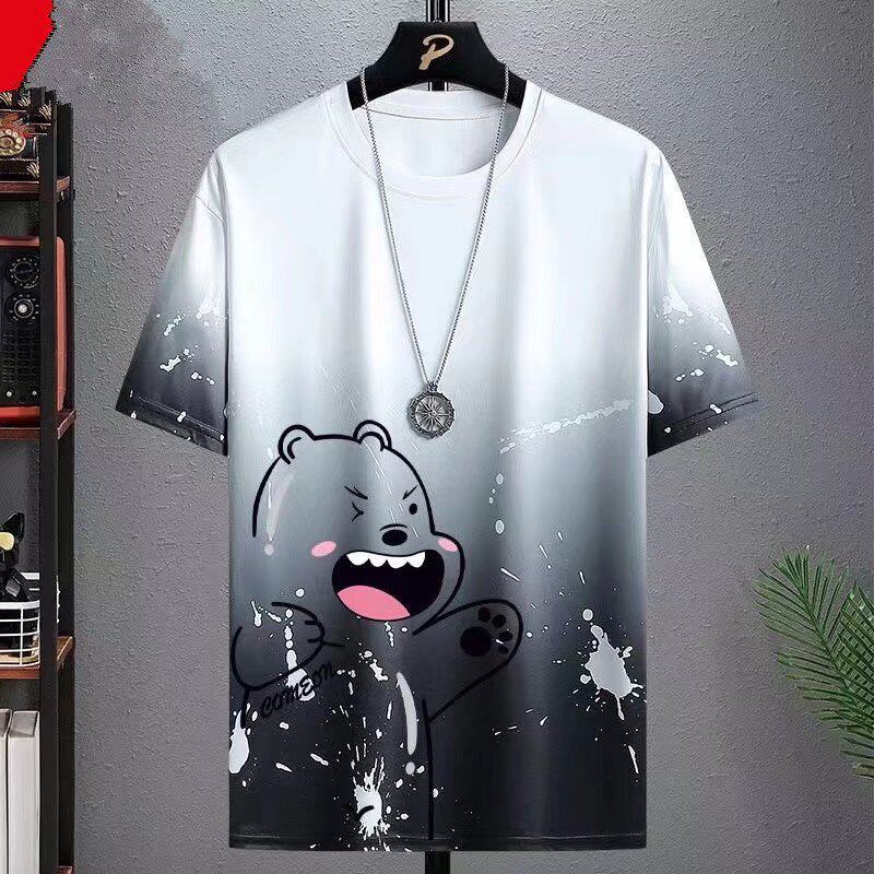 Mens Ice Silk Short Sleeve T-Shirt