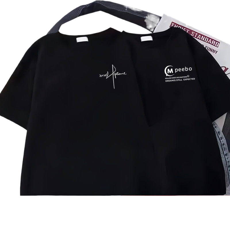 Mens Ice Silk Short Sleeve T-Shirt