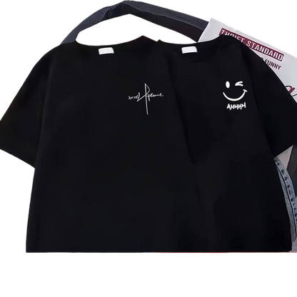 Mens Ice Silk Short Sleeve T-Shirt