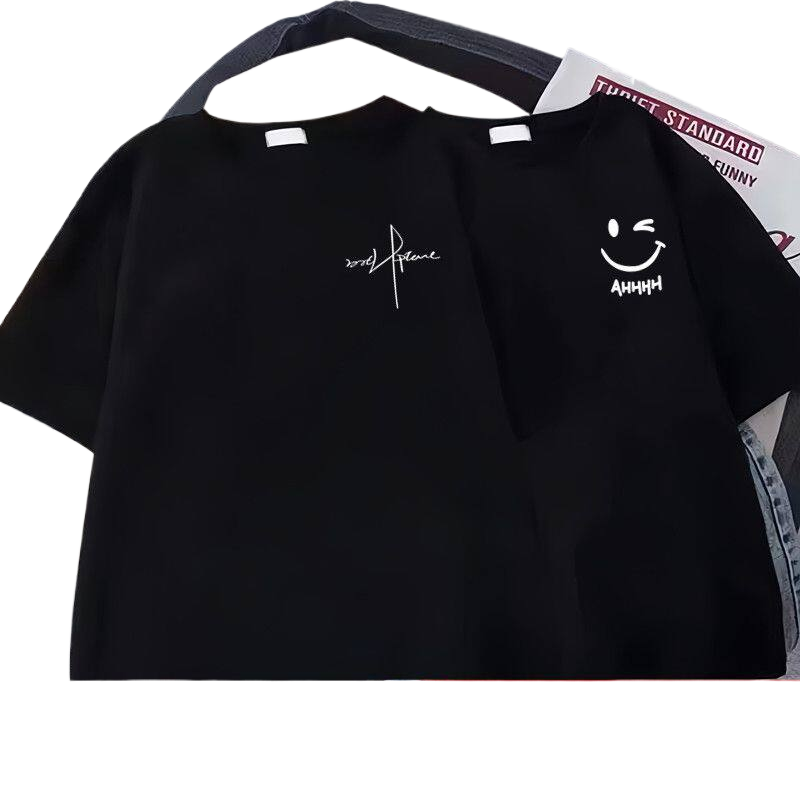 Mens Ice Silk Short Sleeve T-Shirt