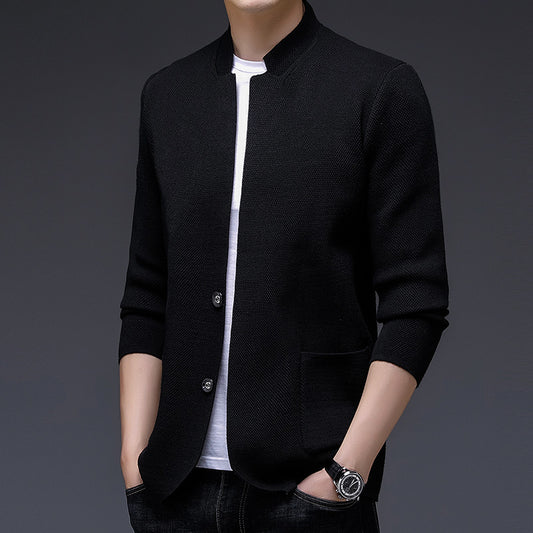 Mens Knit Cardigan Jacket