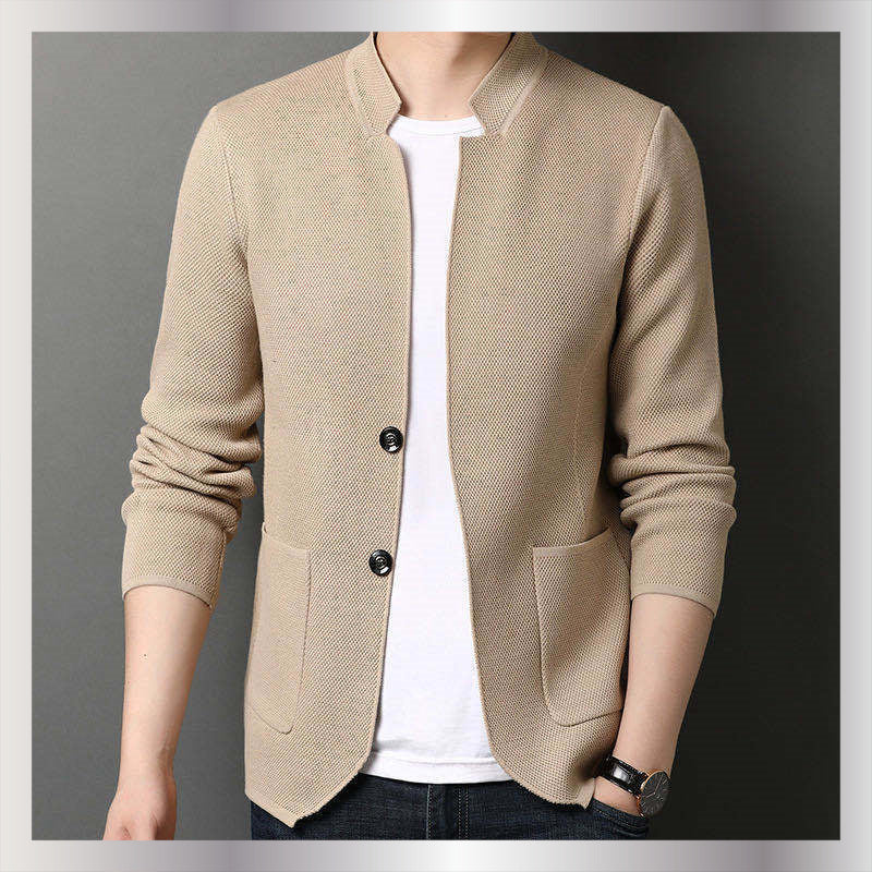 mens knit cardigan