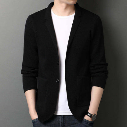 mens knit cardigan