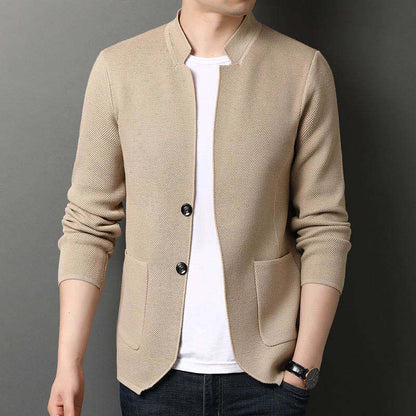 mens knit cardigan