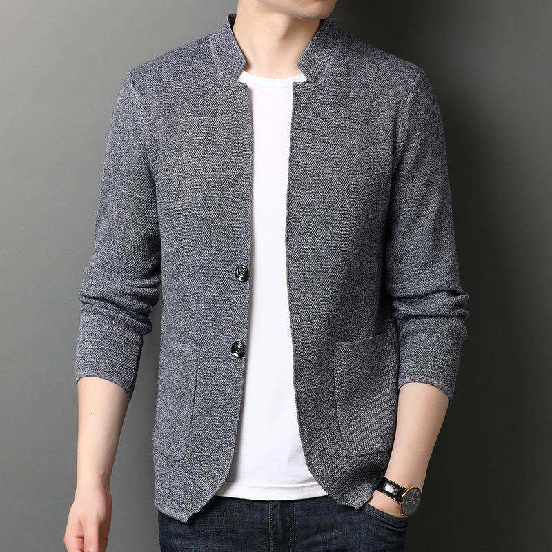 mens knit cardigan