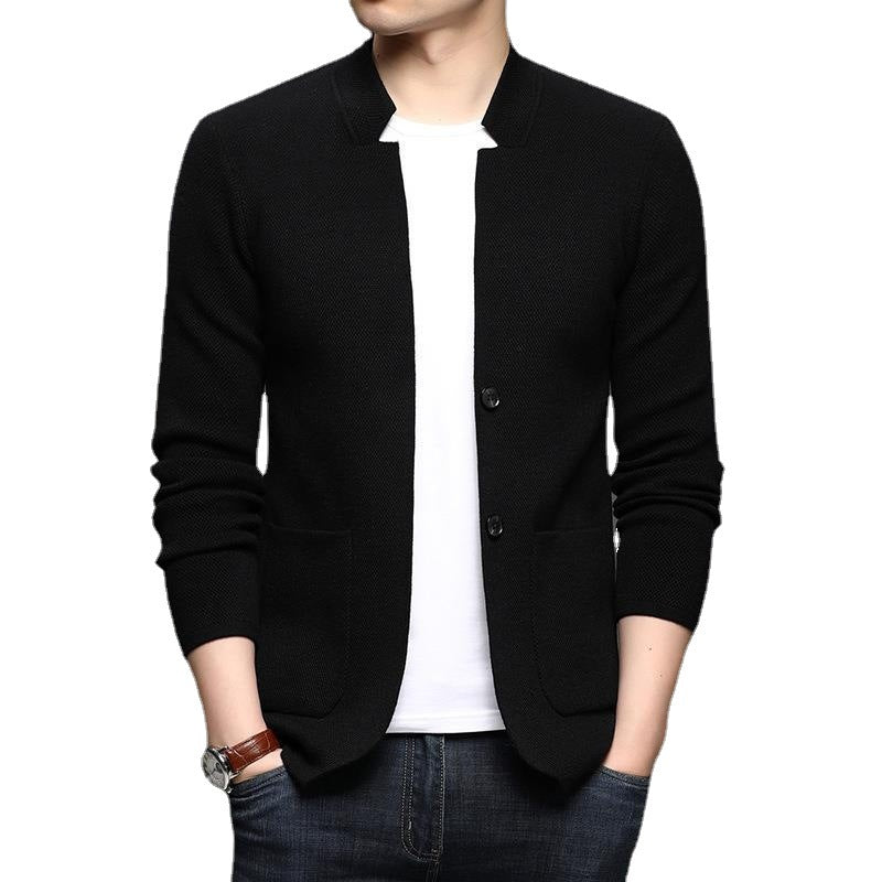mens knit cardigan