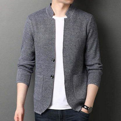 mens knit cardigan