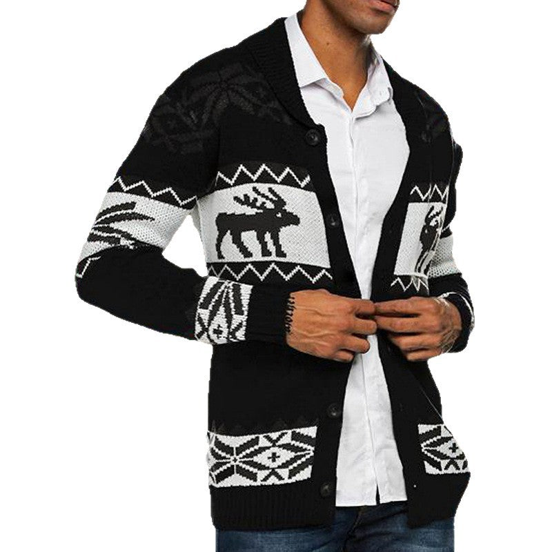 Mens Knit Cardigan