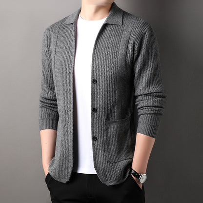 Mens Knit Cardigan