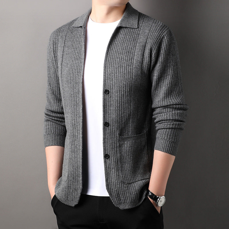 Mens Knit Cardigan