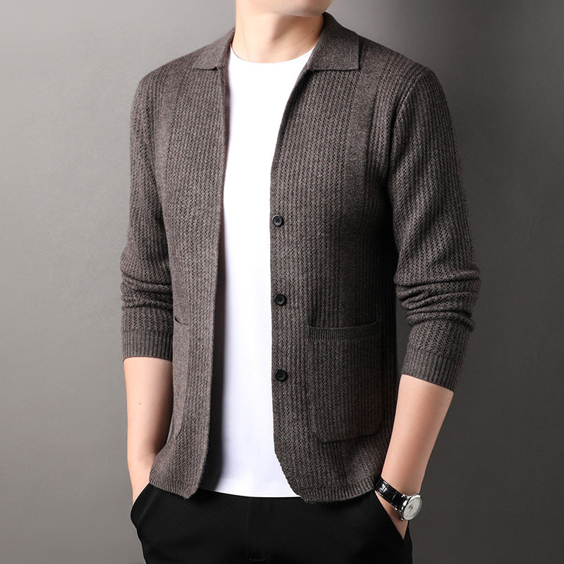 Mens Knit Cardigan
