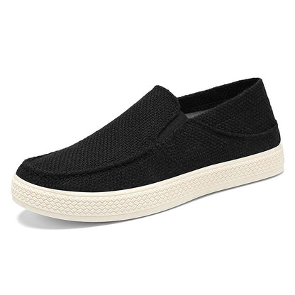 Mens Knit Slip On Casual Shoes