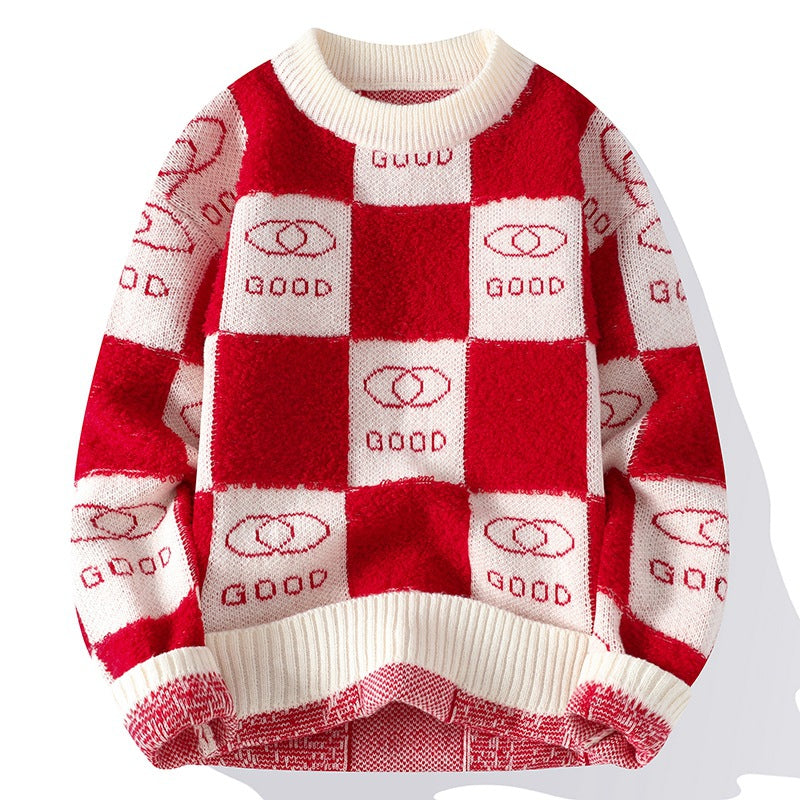 mens knit sweater