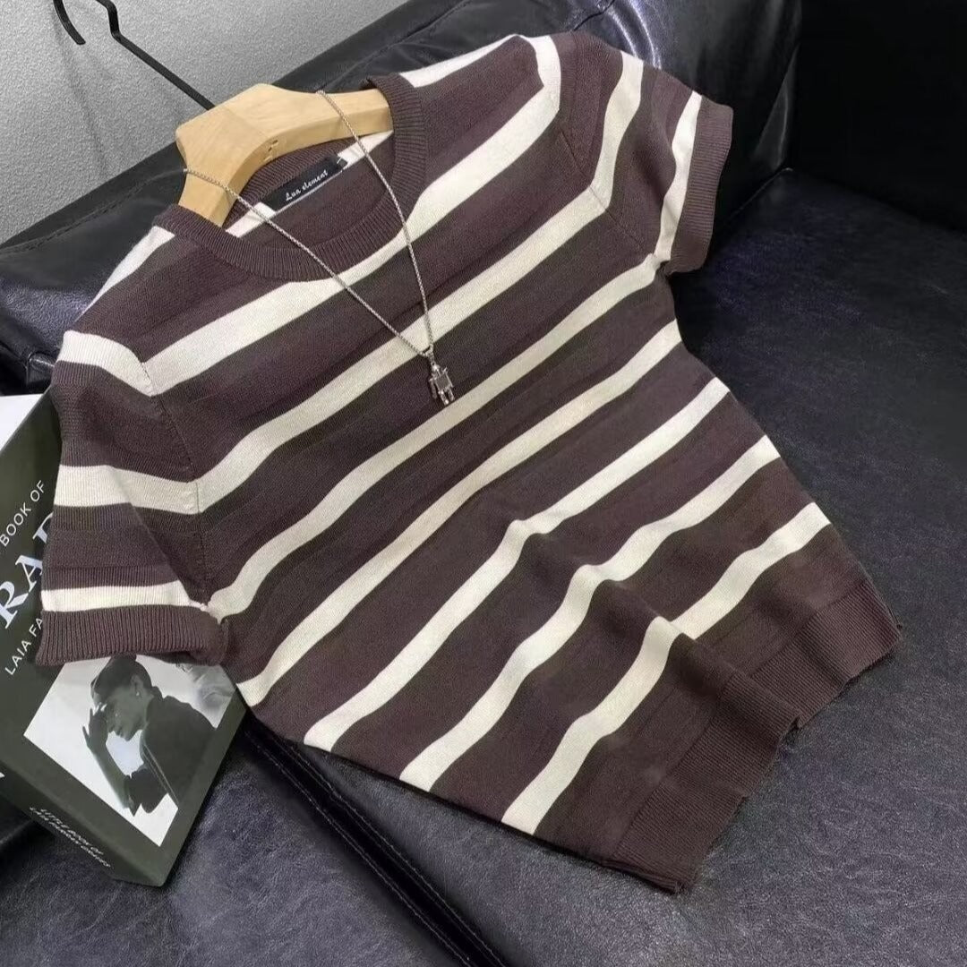 Mens Knitted Polo Shirt
