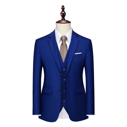 Mens Korean-style Two-button Suit Jacket