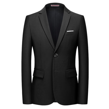 Mens Korean-style Two-button Suit Jacket