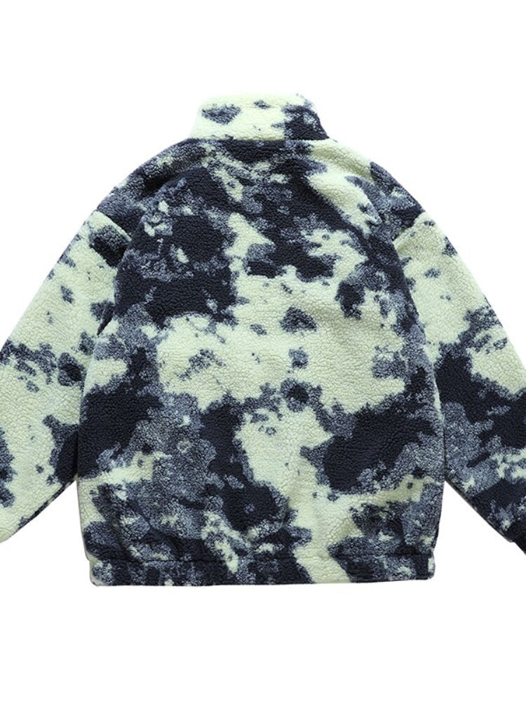 Mens Lamb Wool Printed Jacket