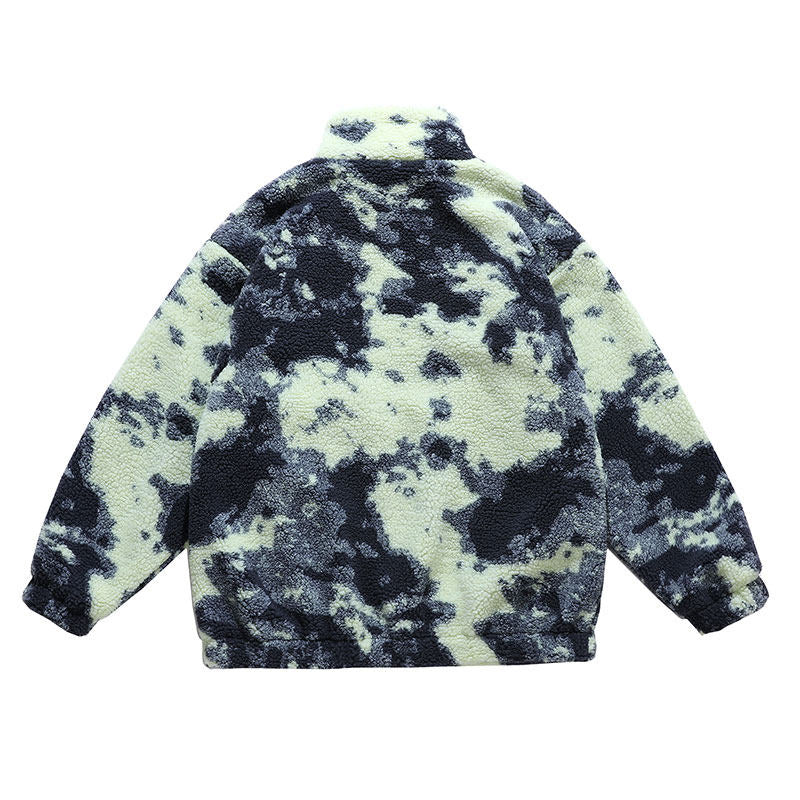 Mens Lamb Wool Printed Jacket