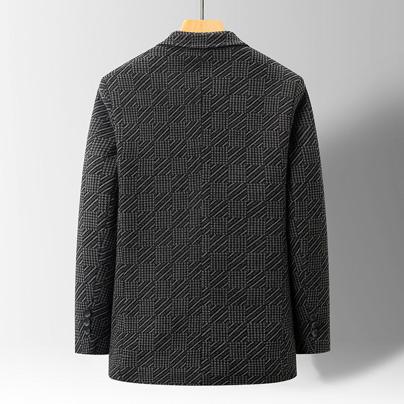 Mens Lapel Cotton Jacket