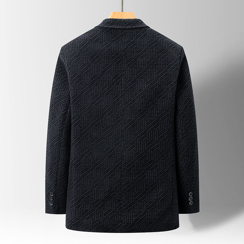 Mens Lapel Cotton Jacket
