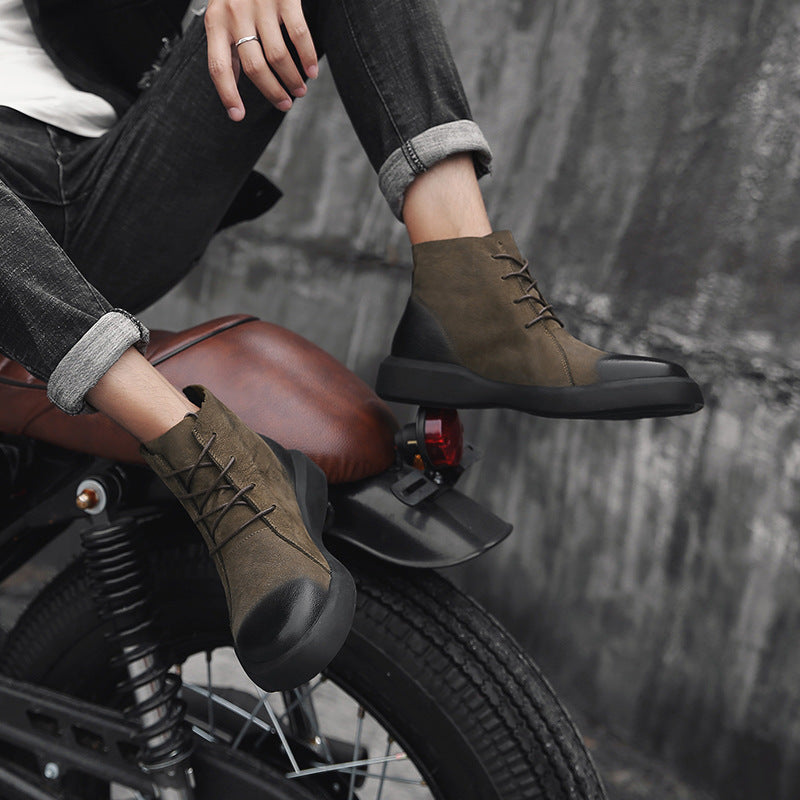 mens leather boots