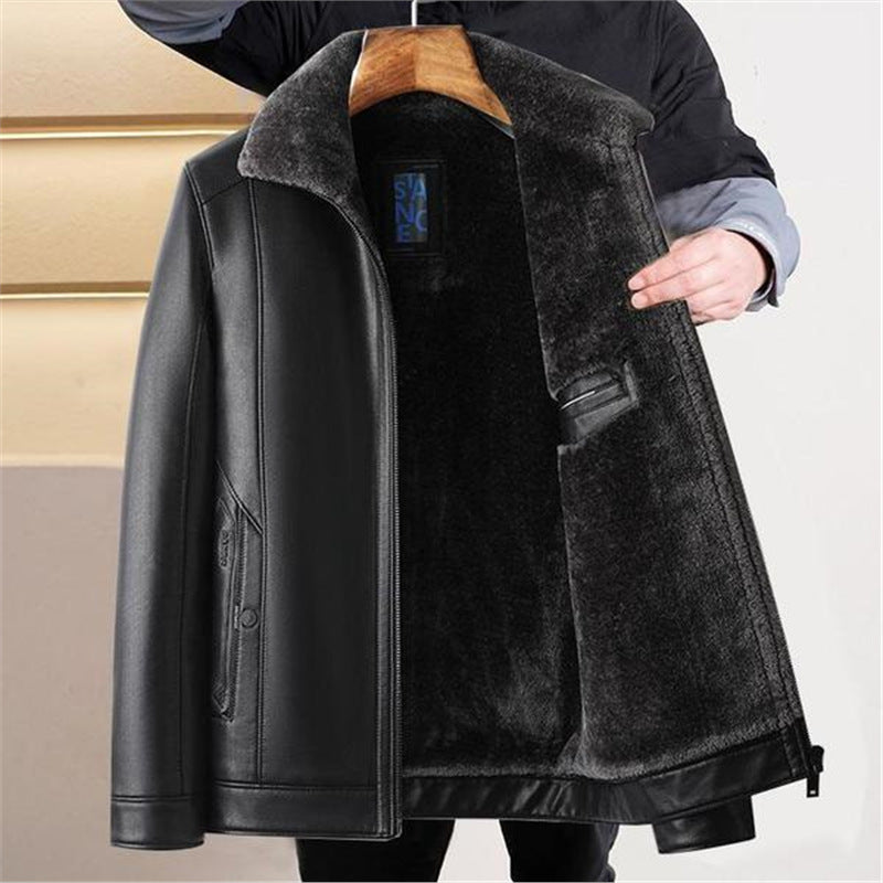 mens leather jacket