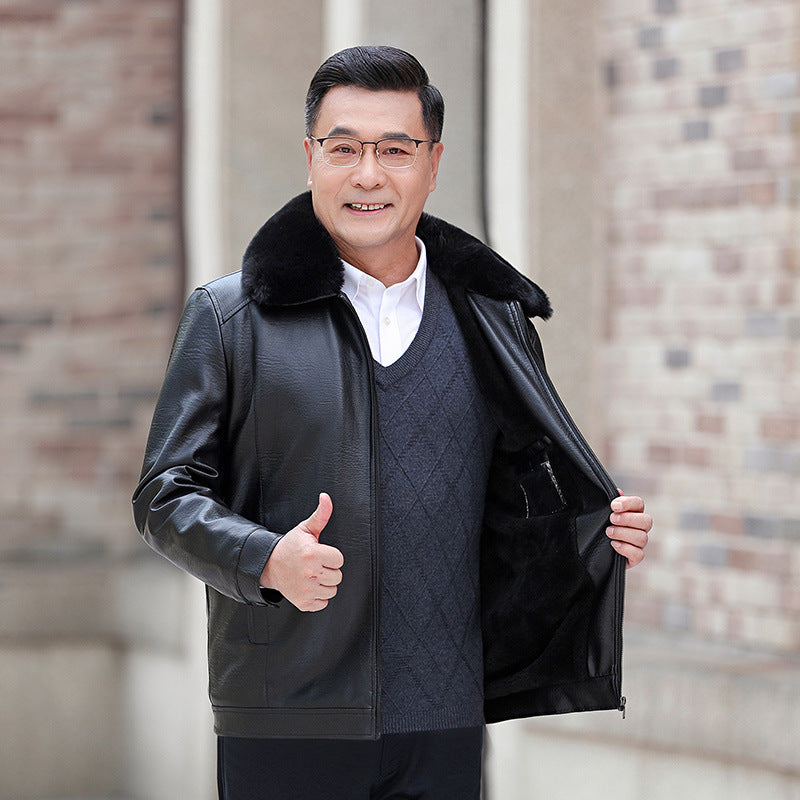 mens leather jacket