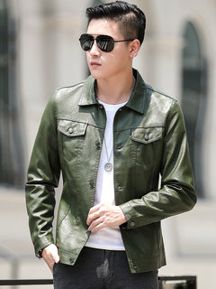 Grass green fleece-lined
