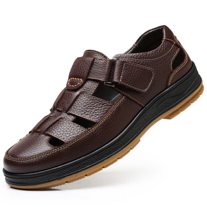 mens leather sandals